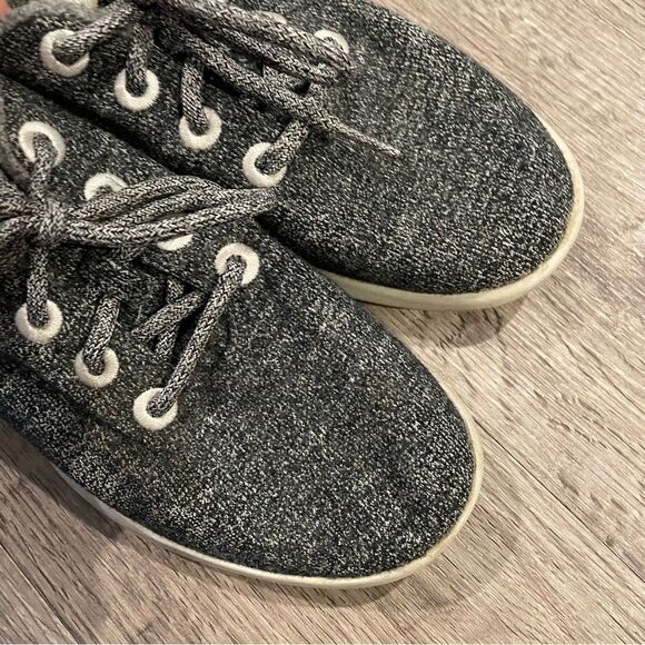 ALLBIRDS The Wool Runners Heathered Gray Wool Sneakers - Picture 5 of 11
